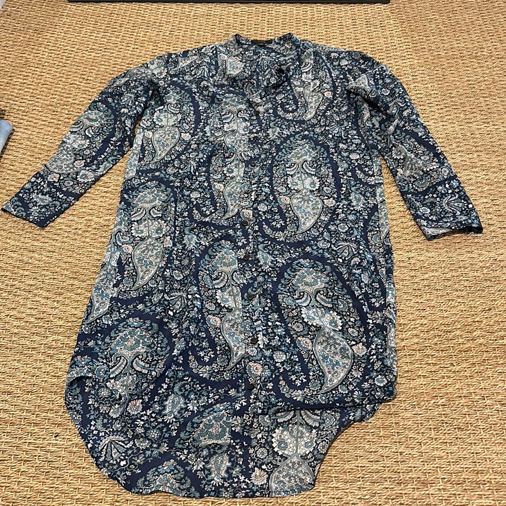 Jcrew button down dress